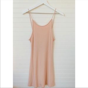 Topshop from Nordstrom size 6 nude dress
